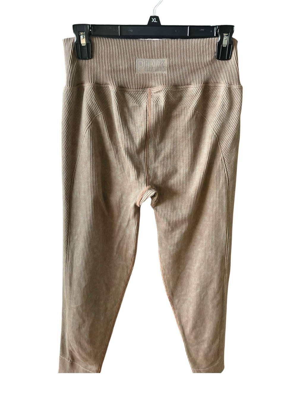 Victoria’s Secret PINK Active Ribbed High-Waisted Leggings - Beige - Size M - Picture 2 of 7
